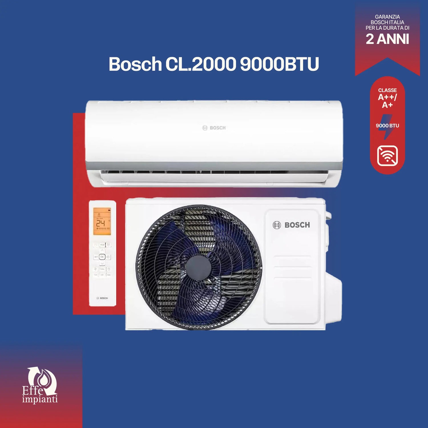 Climatizzatore Bosch CL.2000 con installazione inclusa