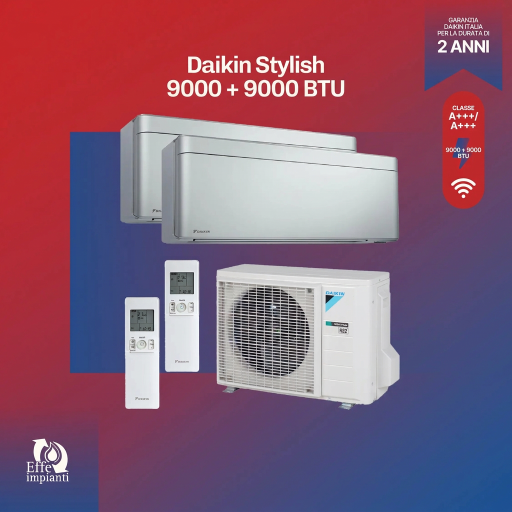 Climatizzatore dual Daikin Stylish WiFi