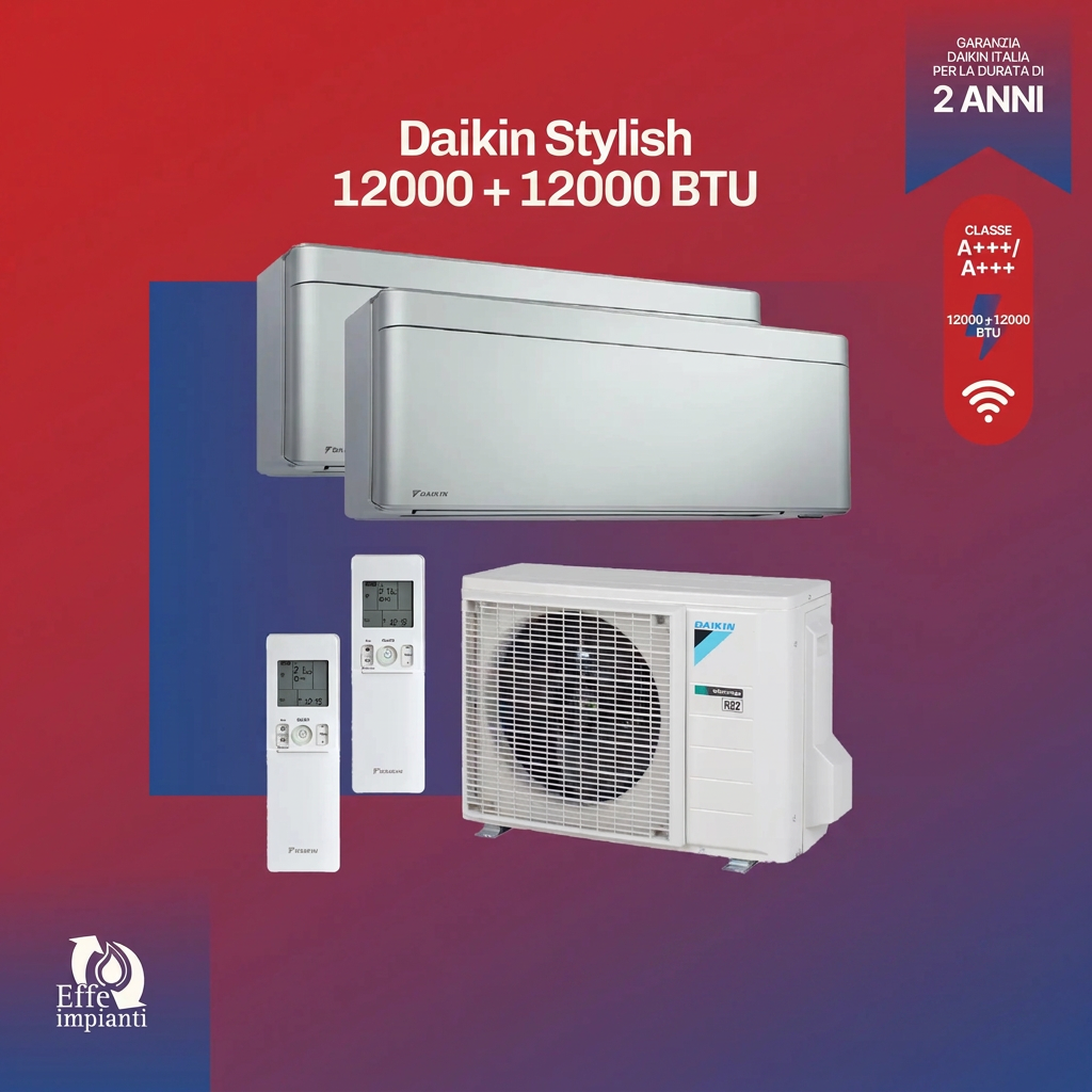 Climatizzatore dual Daikin Stylish WiFi