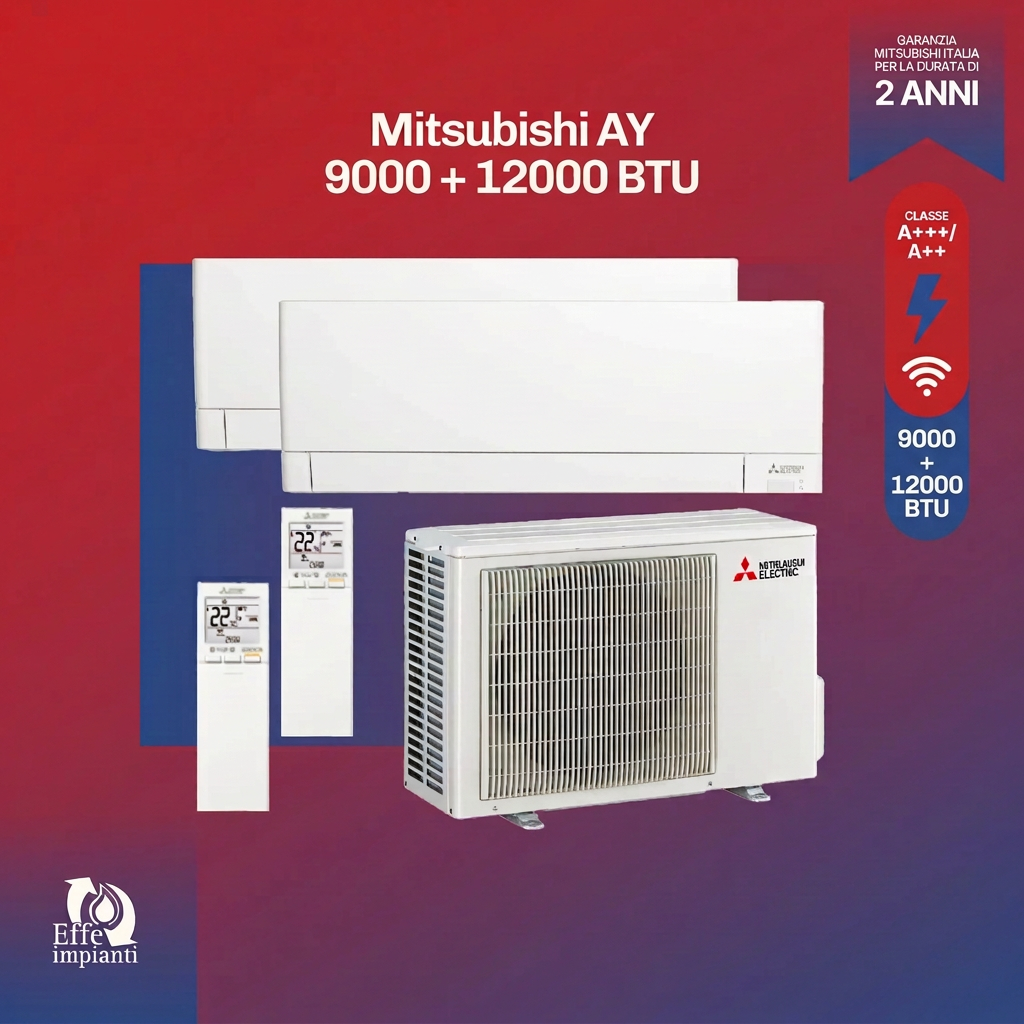Climatizzatore dual Mitsubishi AY WiFi