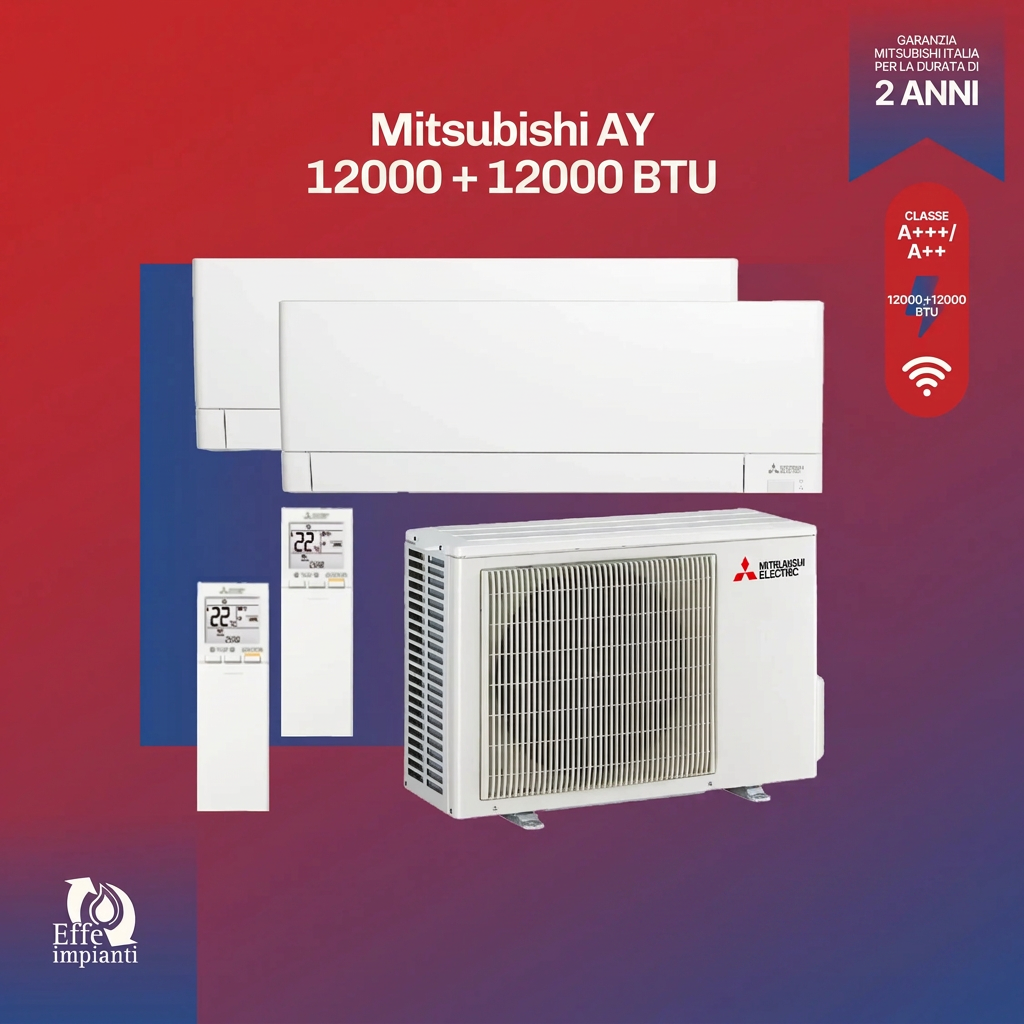 Climatizzatore dual Mitsubishi AY WiFi