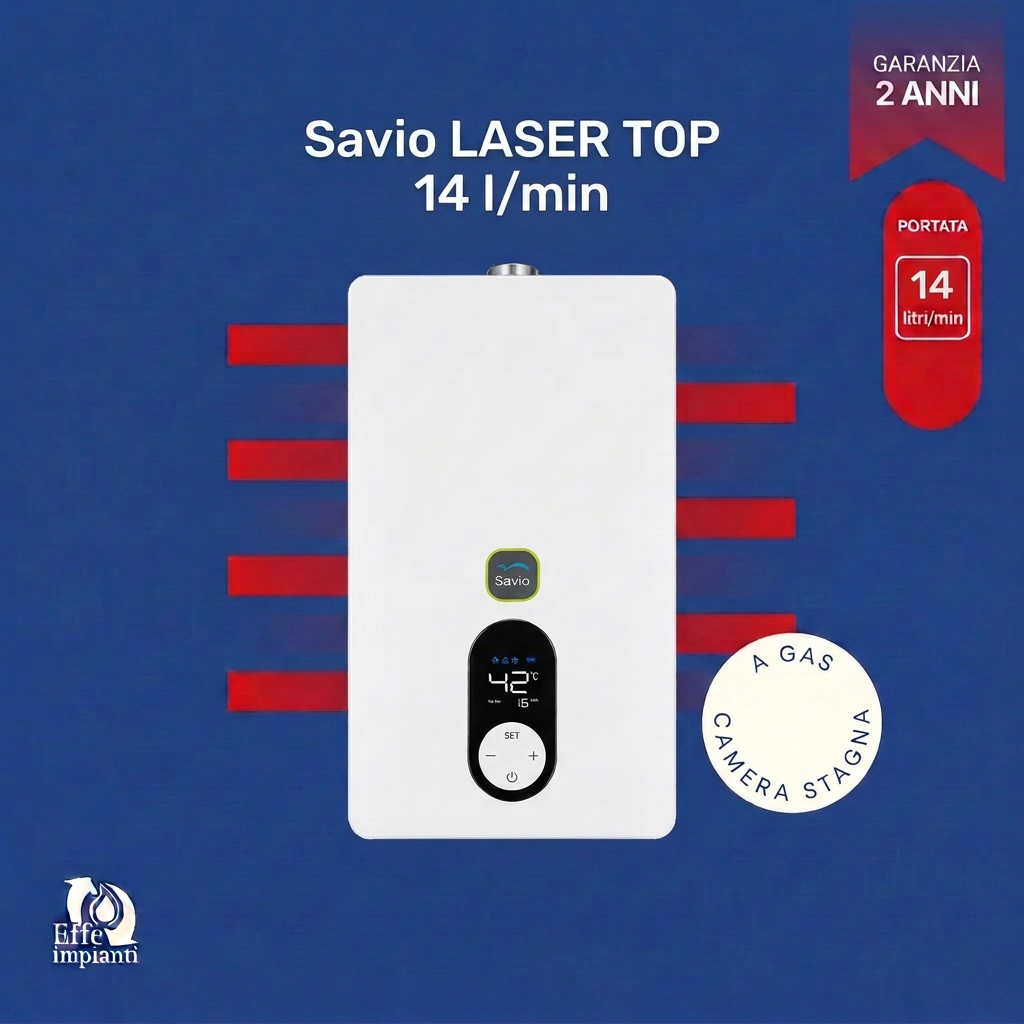 Scaldabagno a gas Savio LASER TOP