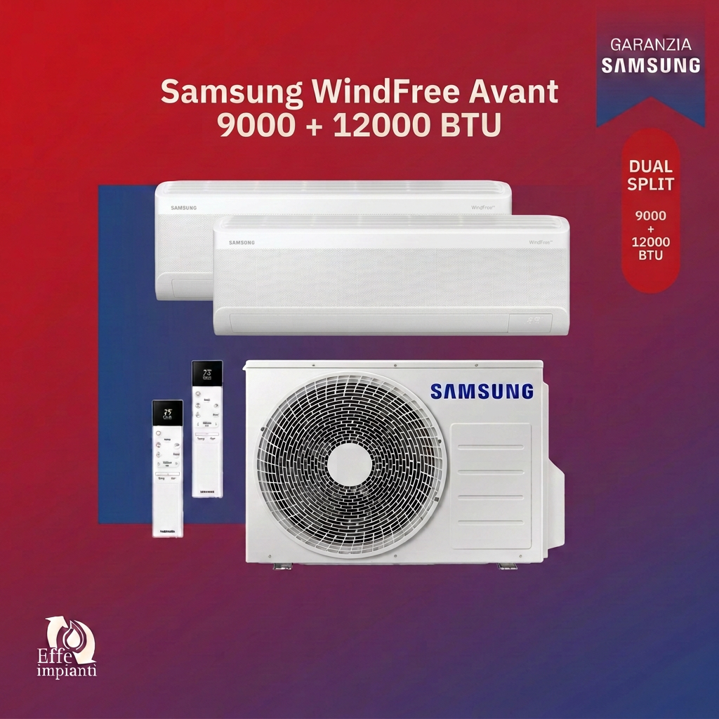 Climatizzatore dual Samsung WindFree Avant – unità esterna classe 5 kW