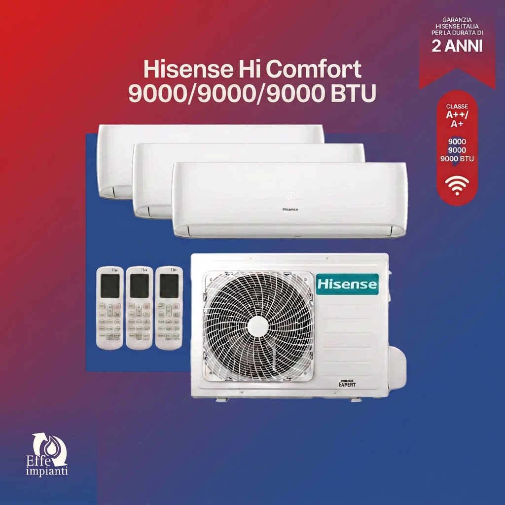 Climatizzatore trial split Hisense HI COMFORT