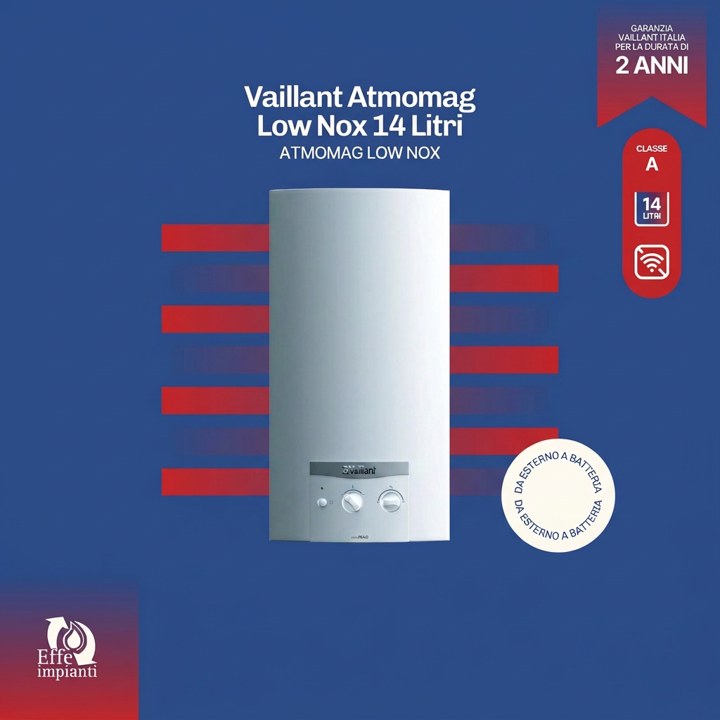 Scaldabagno a gas Vaillant Atmomag Low Nox 14 Litri