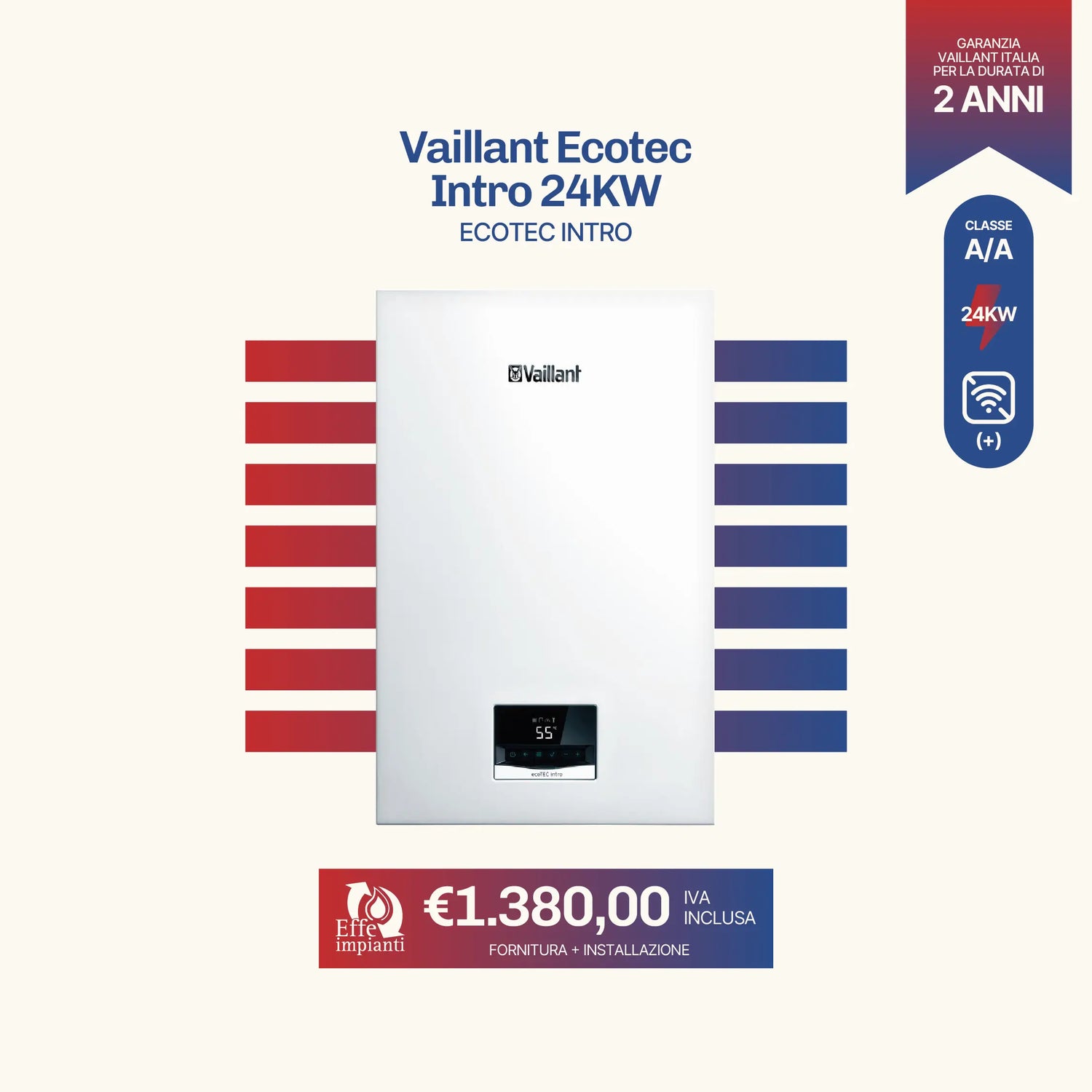 Vaillant Ecotec Intro 24KW con installazione inclusa