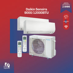 Climatizzatore dual Daikin Sensira 9000+12000 BTU con installazione inclusa