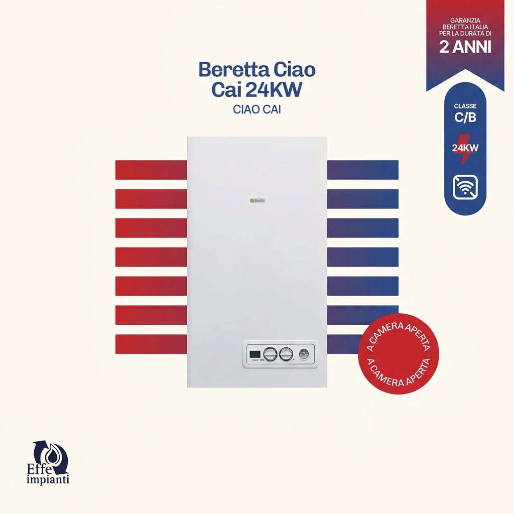 Caldaia Beretta Ciao Cai 24KW con installazione inclusa