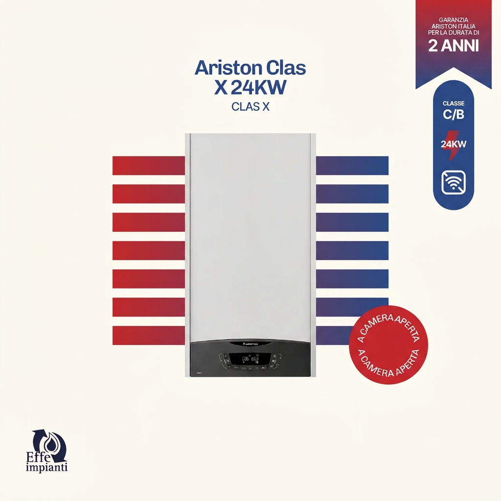 Caldaia Ariston Clas X 24KW con installazione inclusa
