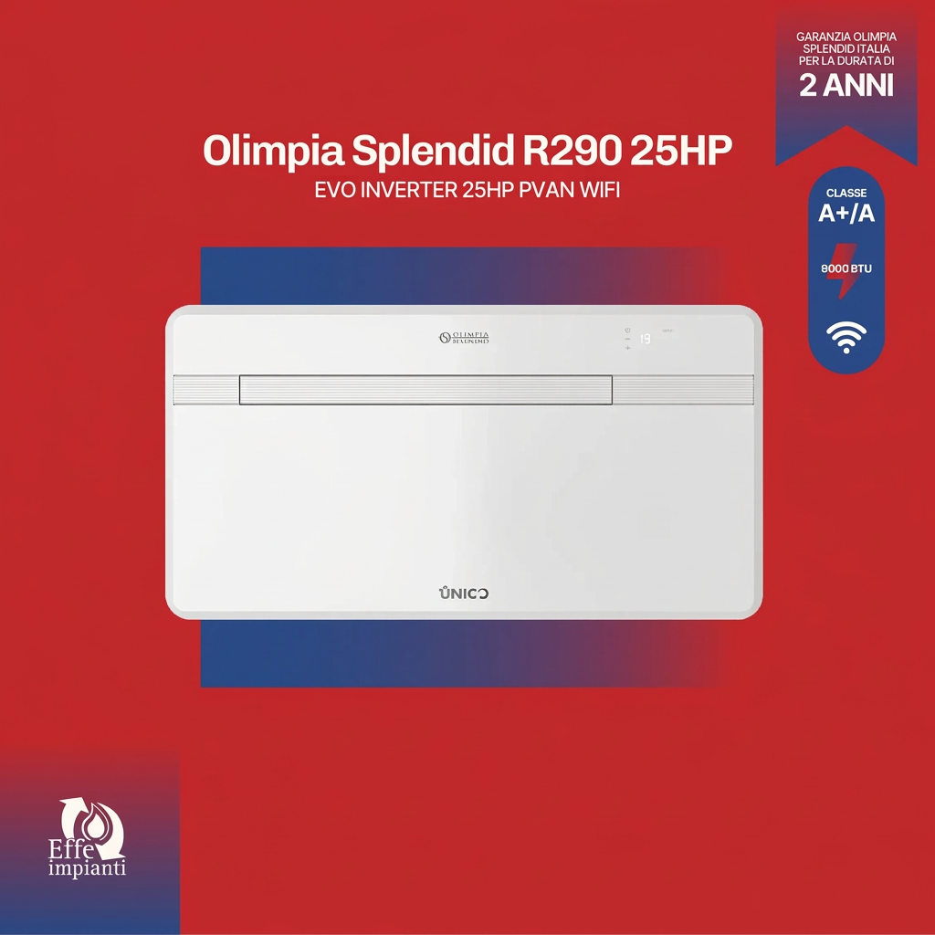 Climatizzatore Olimpia Splendid Unico Evo Inverter R290 HP PVAN WiFi