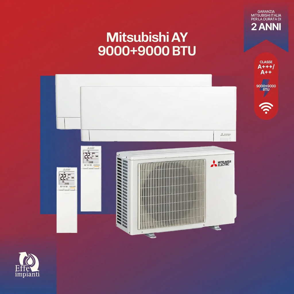 Climatizzatore dual Mitsubishi AY WiFi