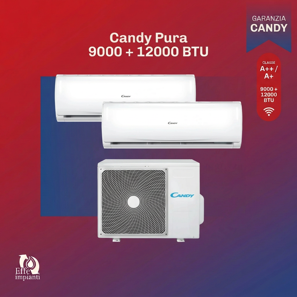 Climatizzatore dual split Candy PURA