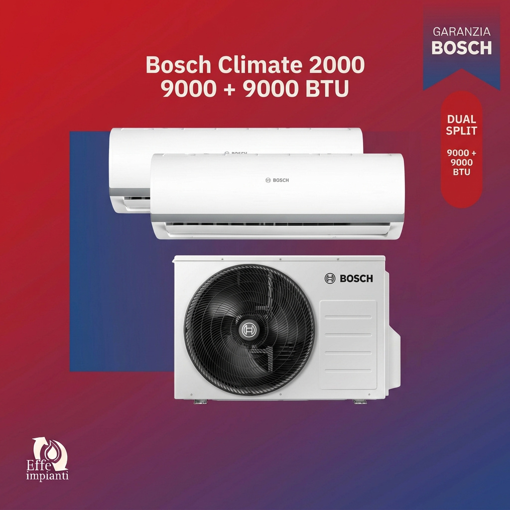 Climatizzatore dual split Bosch Climate 2000