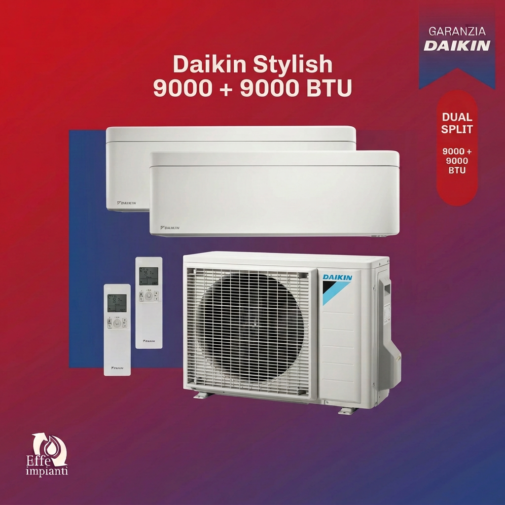 Climatizzatore dual Daikin Stylish – unità esterna classe 5 kW
