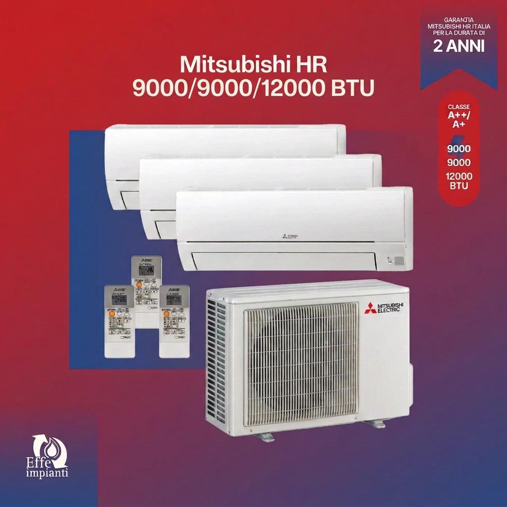 Climatizzatore trial split Mitsubishi HR