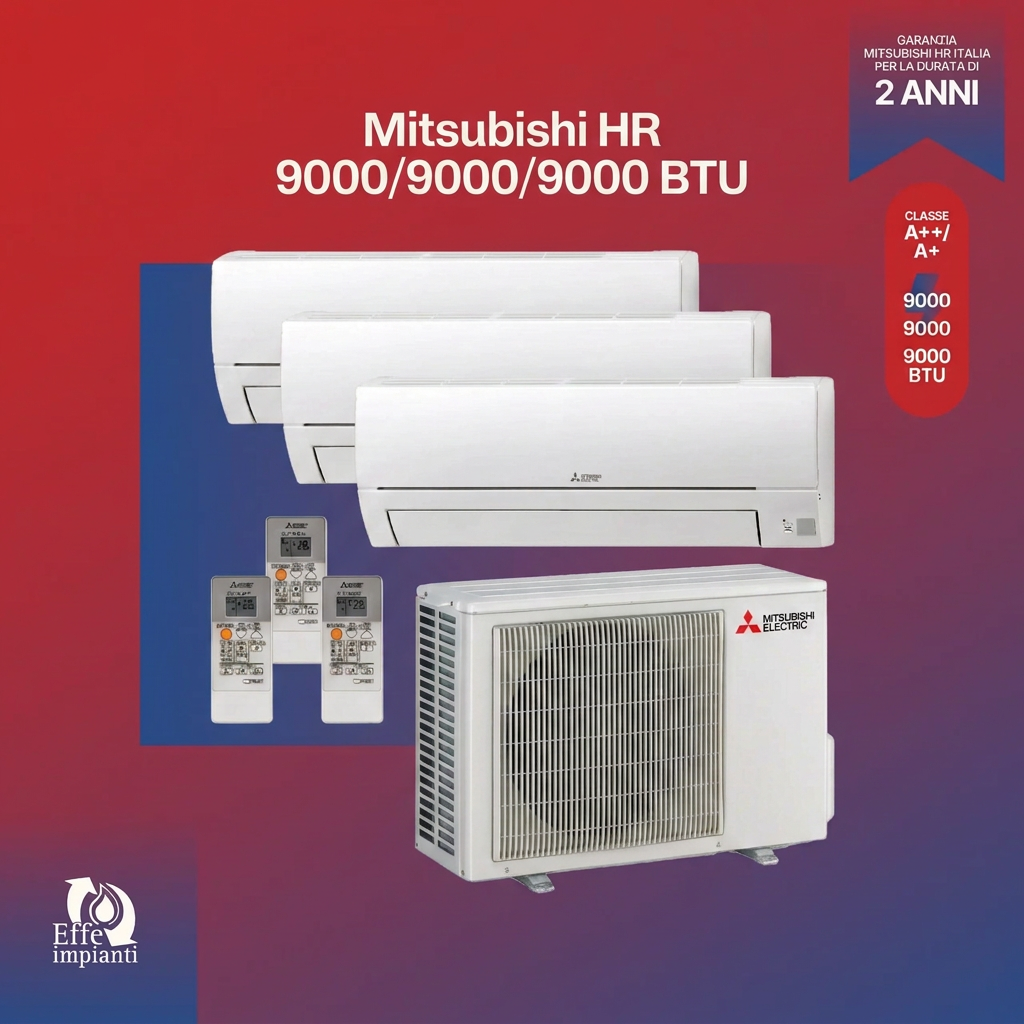 Climatizzatore trial split Mitsubishi HR