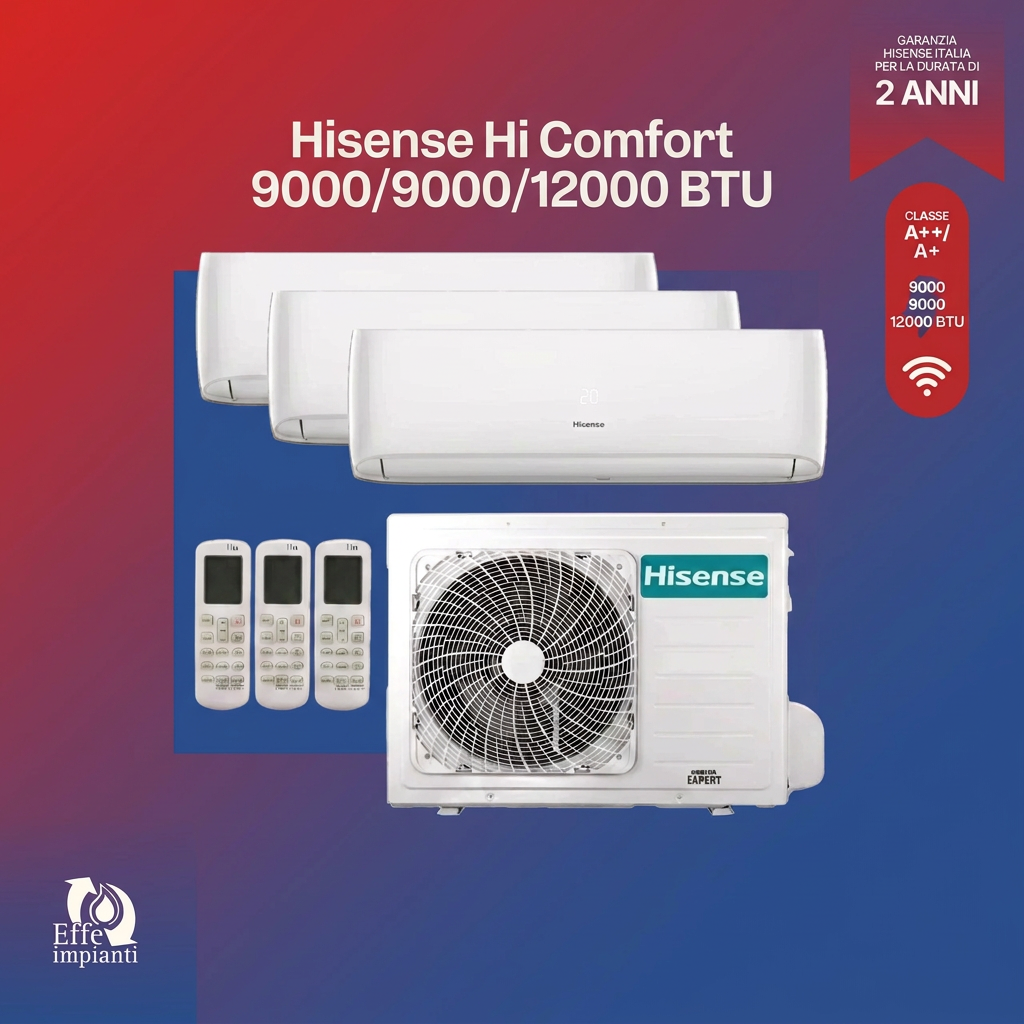 Climatizzatore trial split Hisense HI COMFORT