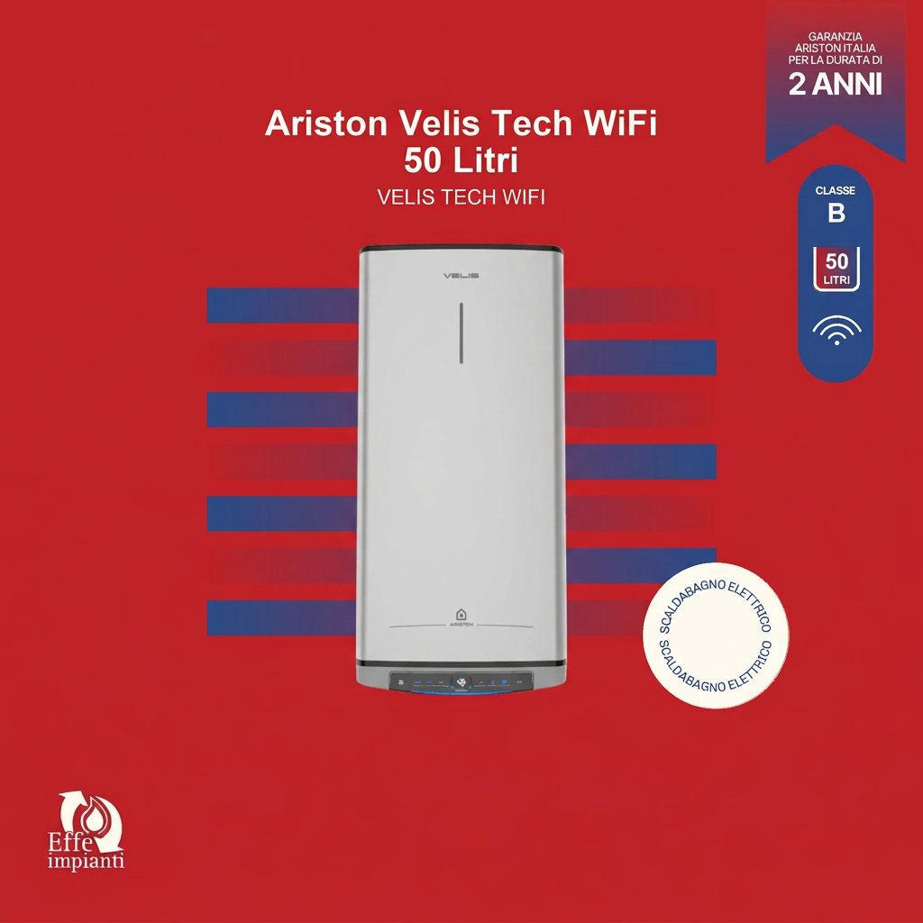 Scaldabagno elettrico Ariston Velis Tech WiFi