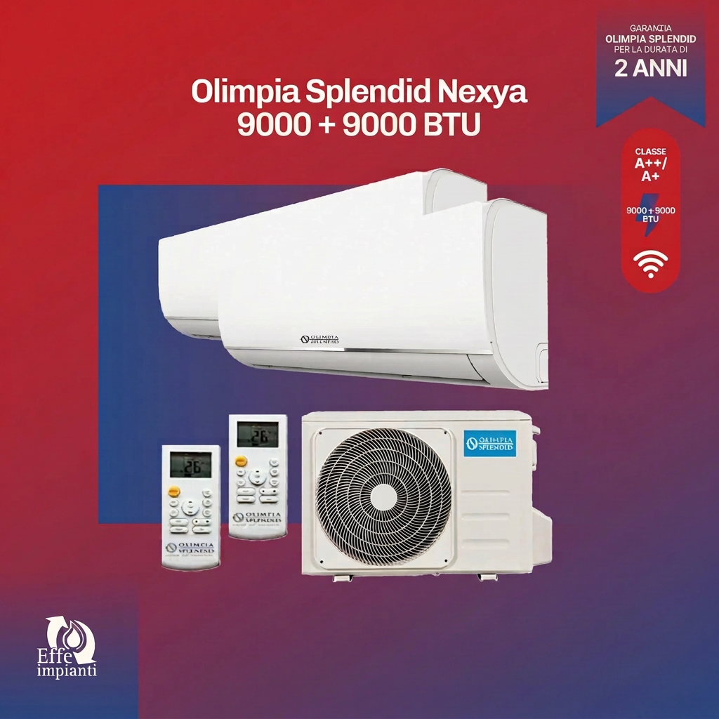 Climatizzatore dual Olimpia Splendid Nexya WiFi